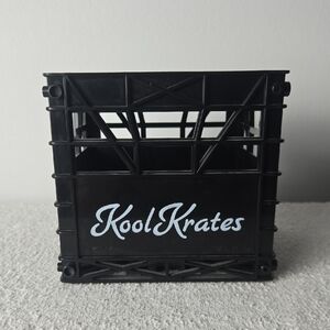 Vintage Black KOOL KRATES CD Storage - Single Crate - Made in Canada